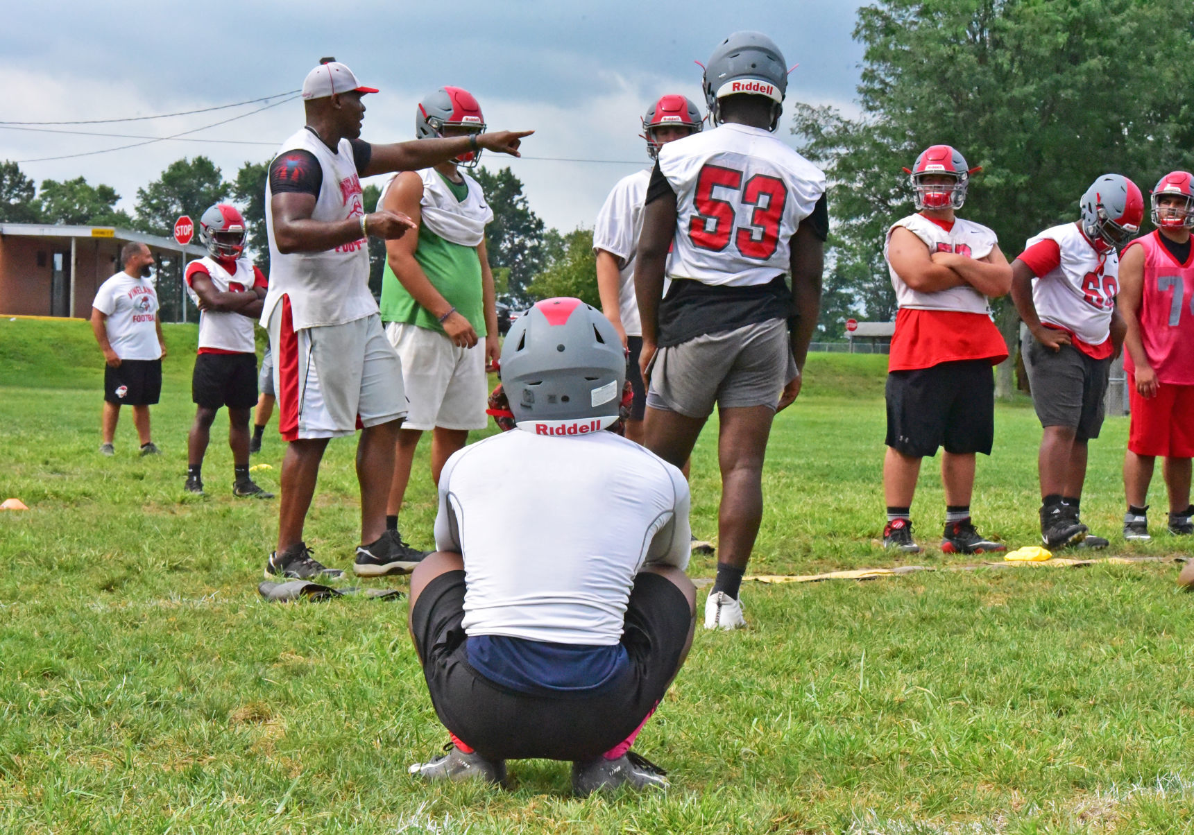 Vineland Football Practice